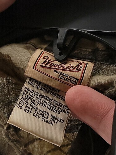 Woolrich Outdoors Shirt Mens Adult XL Color Camo Button Up Short Sleeves - Picture 3 of 6