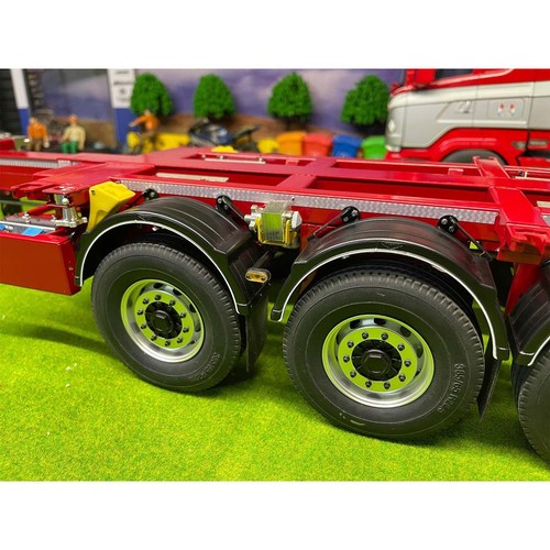 FuryBear 3 Axles Frame Trailer for Tamiya 1/14 Scale RC Tractor Truck Model - Picture 7 of 17