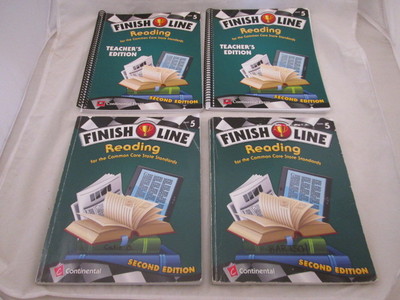 Home School Book Bundle Finish Line 5th Grade Reading Teacher/Student 2010