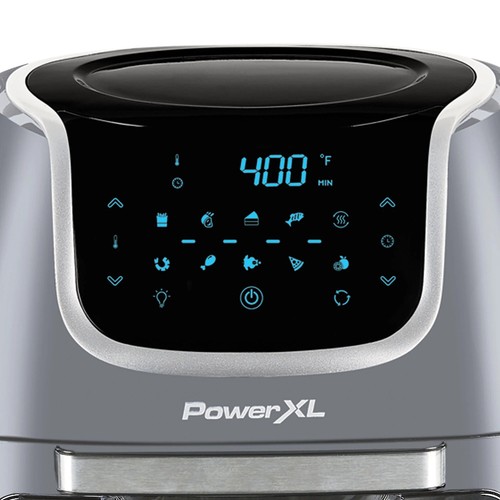 PowerXL Vortex Digital 10 Quart Air Fryer Pro 7-in-1 Healthy Cooking Slate - Picture 2 of 5