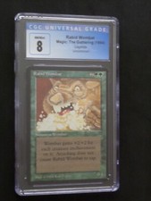 MTG Magic the Gathering Rabid Wombat Legends 1994 CGC 8 NM/MINT Uncommon Green