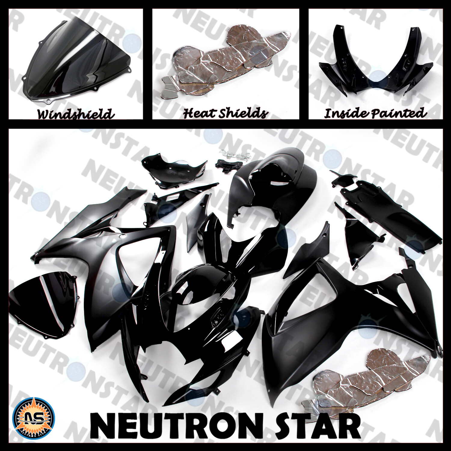 For 2006-07 GSXR600 750 ABS Plastic Injection Mold Full Fairing Set Bodywork P21 image