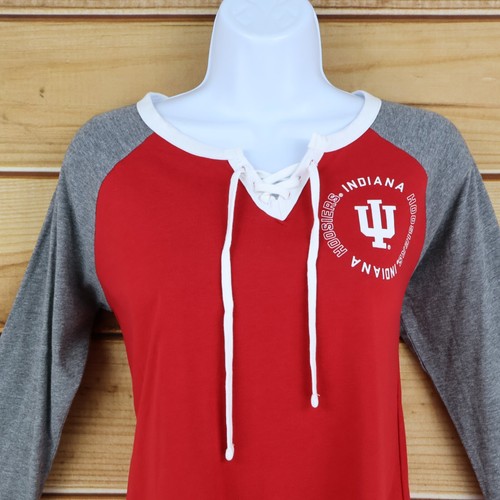 Proedge by Knights Apparel Long Sleeve Shirt Womens S Red Indiana Hoosiers NWT - Picture 5 of 9