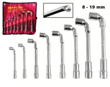 SET DI 8 CHIAVI A A PIPA ESAGONALI 8-19 mm IN ACCIAIO FORGIATO + SACCA CONTENIT.