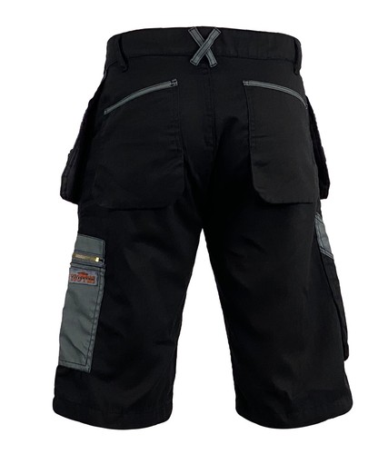 Pantalones cortos de trabajo tácticos de pintor de trabajo de carga de combate de bolsillo con funda de bolsillo para hombre - Imagen 12 de 27