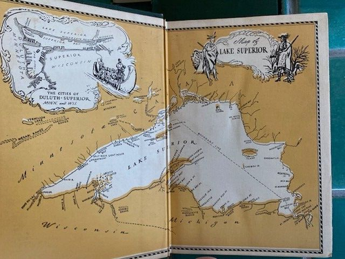 American Lakes Series: Superior, Ontario, Erie, Michigan, Huron HC ex-library - Picture 4 of 23