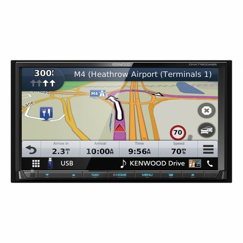 Kenwood DNX7190DABS - 7.0" Touch Screen CD/ DVD Garmin Navigation Bluetooth DAB+ - Picture 4 of 6