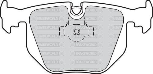 OEM SPEC FRONT REAR PADS FOR LROVER RANGE ROVER 4.4 2002-05 - Picture 3 of 7