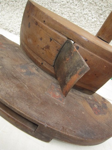 Antique Cooper's Plane In Wood 19th Century - Picture 11 of 17