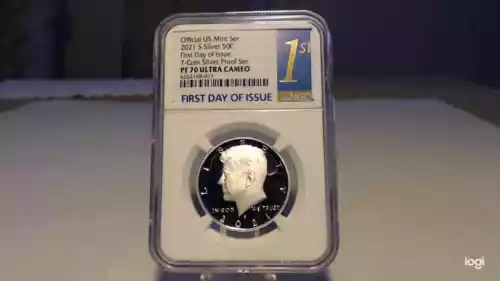 2021 S Silver 99.9 50C F.D.O.I. From 7-Coin Silver Set NGC PF70 Ultra Cameo