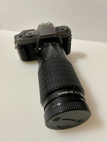 Pentax P30T 35mm Film Camera With Takumar-A Zoom 1:4 70-200mm Lens *Not Tested* - Picture 1 of 11