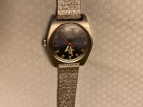 Tissot Seastar PR 516 GL Mens Swiss Watch Silver Black Electronic Vtg 1960s 60s - Picture 4 of 12