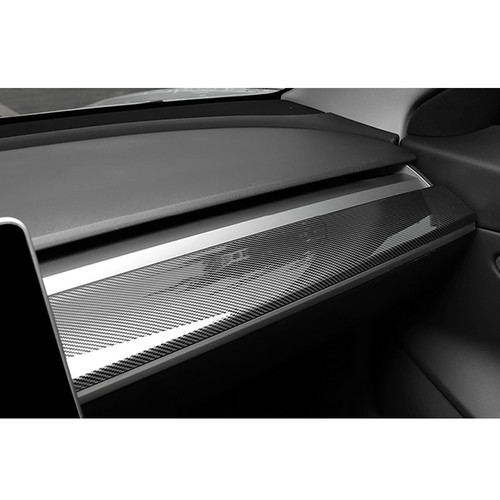 Cubierta del panel del tablero de borde de la puerta del automóvil para Tesla Model 3 2021-2023 Tesla Y 2019-23 - Imagen 6 de 11