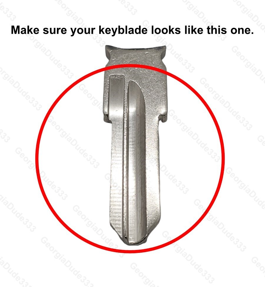 2008-13 Can Am Aftermarket Double Sided Key Blank w/Cloneable chip