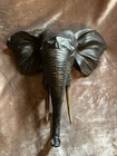 Small Elephant Face Wood Hanging wood little heavy see all photos