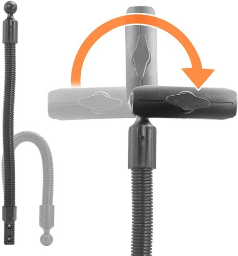 iBOLT TabDock Bizmount Flexpro - Heavy Duty Metal Seat Rail Mount w/ 1-inch ball - Picture 6 of 8