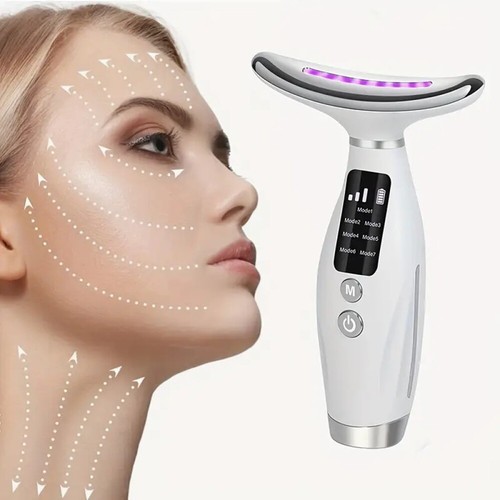 Masajeador de estiramiento facial de cuello 7 en 1 dispositivo de estiramiento de la piel dispositivo de belleza antiarrugas - Imagen 6 de 17