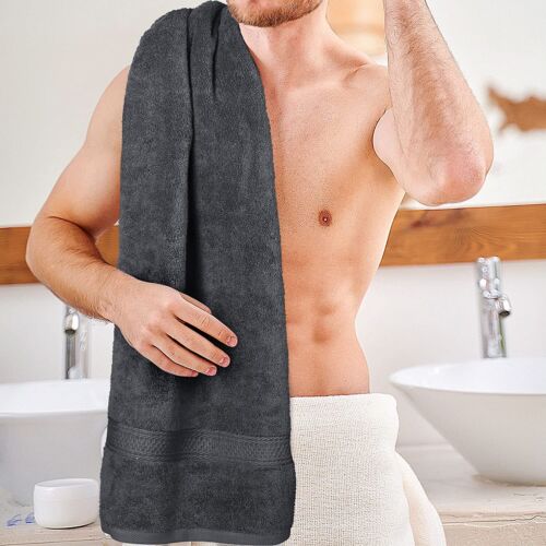 Luxury Bath Towels Pack of 4 27x54 Inches Cotton Soft 600 GSM Utopia Towels - Picture 28 of 134