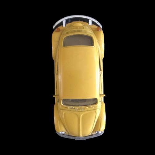 VINTAGE WELLY VW VOLKSWAGEN YELLOW 1:34-1:39 SCALE METAL - Picture 6 of 7
