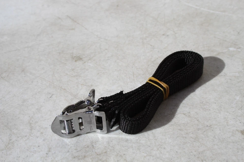 WELLGO TOE STRAPS TOE CLIP STRAPS FOR BIKE BICYCLE PEDALS BLACK NOS - Image 4 of 4