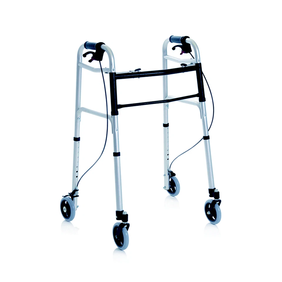 Mopedia deambulatore Rollator Pieghevole RP742 Girello Per Anziani Disabili 4 Ru