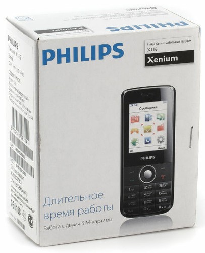 Philips Xenium X116 Dual SIM Unlocked Mobile GSM 2G RARE ORIGINAL Cell Phone - Afbeelding 6 van 12