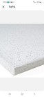 3 X White Sparkle Gloss Strass Blanc Kitchen Laminate Worktop edging 3000x42mm