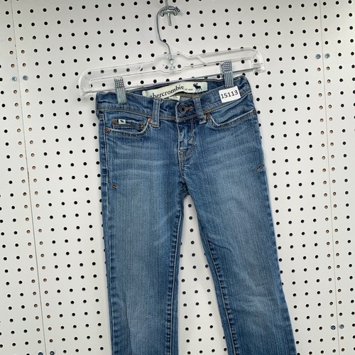 Abercrombie Kids Girls Slim Stretch Flare Leg Medium Wash Jeans Sz 10 - Picture 3 of 23