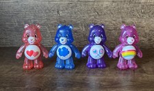Care Bears Glitter Fun 3  Figures Lot of 4 Figurines 2016 Netflix Series TCFC
