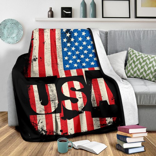 USA Independence Day Blanket - American Holiday Blanket - - Bild 3 von 9