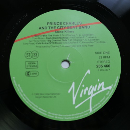 Prince Charles And The City Beat Band - Stone Killers LP Virgin 205 460-320 Topp - Bild 4 von 7