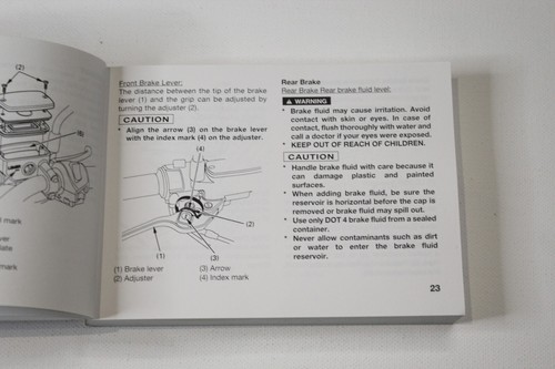 Genuine 2002 Honda CB600F / FII / Various Languages Owners Manual 37MBZC10 - Picture 14 of 20