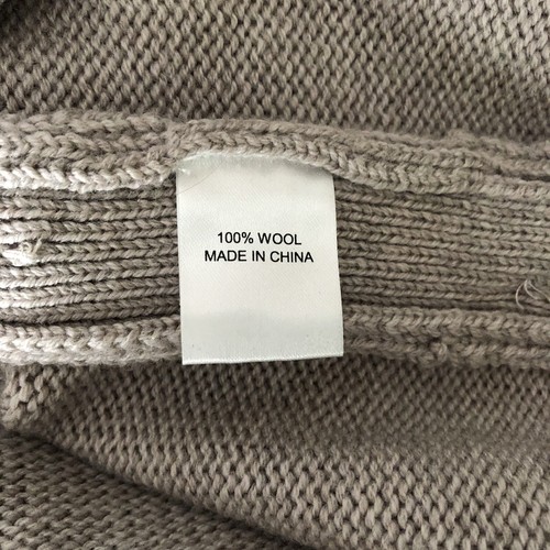 Tuckernuck Wool Sweater Womens Medium Marled Cream Pullover Gold Buttons Bexley - Picture 8 of 14