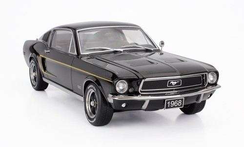 KK-Scale 1/12 Ford USA Mustang GT Fastback Coupe 1968 Black KKDC120223 - Picture 4 of 11