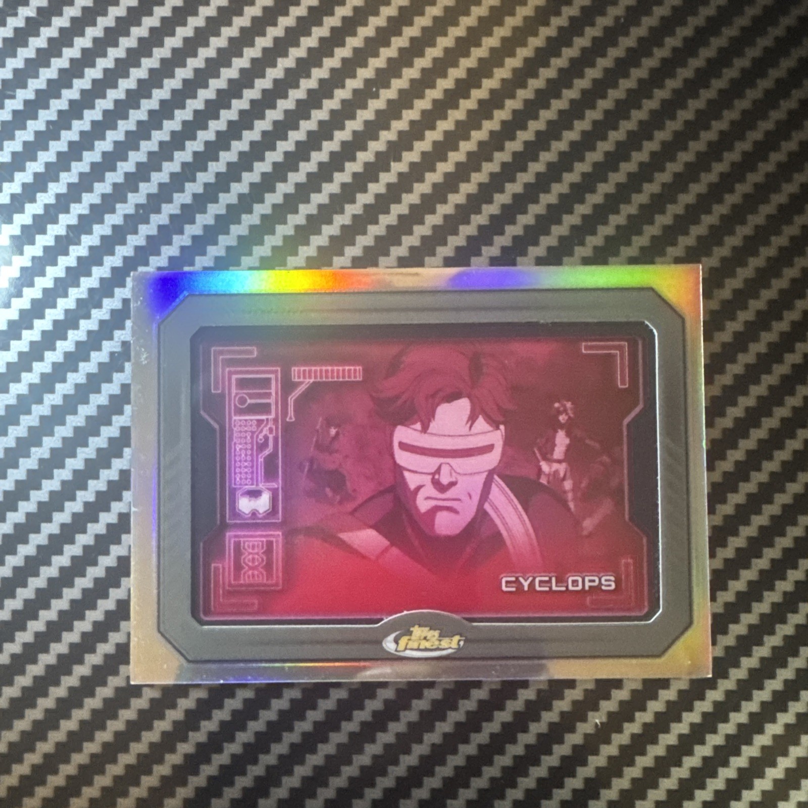 2025 Topps Finest X-Men 97 Cyclops Sentinels' Scan X-Fractor #SS-3