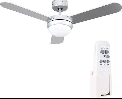 MiniSun Taurus 3 Flügel Deckenventilator weiß mit Fernbedienung 42'' / 107 cm