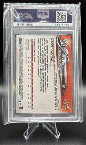 Juan Soto Rookie Topps Update Rookie All-Star #US300 Nationals - Picture 2 of 2