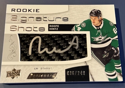 2018-19 Upper Deck Engrained - Rookie Signature Shots Roope Hintz #RSS-RH...