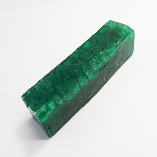 549.85 Ct Natural Emerald Green Rough Uncut Huge Size CERTIFIED Loose Gemstone - Picture 4 of 9