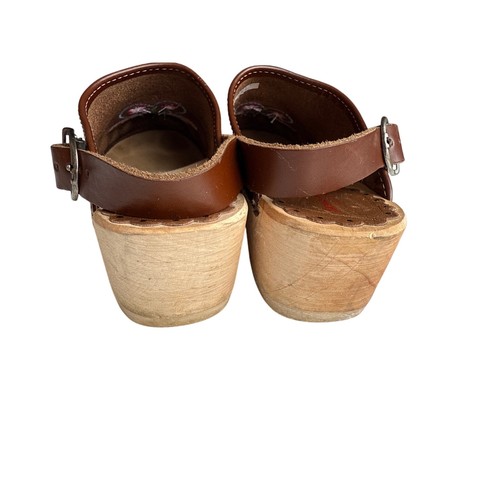 Hanna Andersson Mädchen schwedische Clogs mit Blumenstickerei Größe 29 - Bild 5 von 8