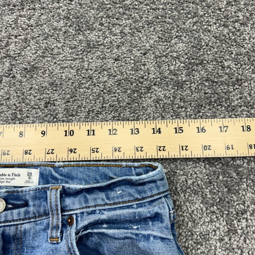 Abercrombie & Fitch Jeans Womens 29/8s The 90s Slim Straight Ultra High Rise - Picture 3 of 8