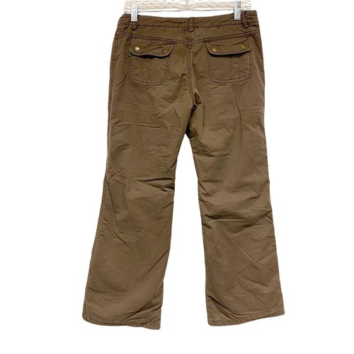 Vintage Two Two Damen Größe M braun niedriger Bund locker Ski Schnee Hose Y2K - Bild 6 von 8