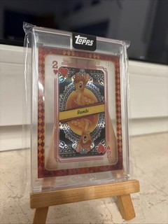 Bambi Topps Disney Mint 2025 Playing Card 2 of Heart /125 NYCC Encased