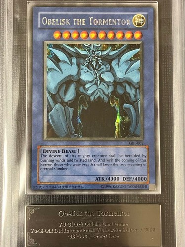 ARS 8 YU-GI-OH Egyptian God Card Secret Rare Slifer GBI-001 GBI-002 Ra GBI-003 - Picture 3 of 6