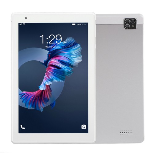 8in Tablet Silver Expandable 128GB Support Calls 4GB 64GB RAM Front 200w Rear - Picture 21 of 23