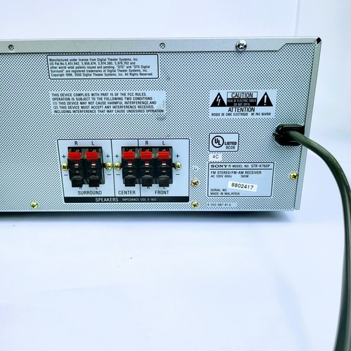 Vintage Sony Receiver Stereo STR-K760P HiFi 5.1 Channel Home Theater AVR Radio - Picture 11 of 20