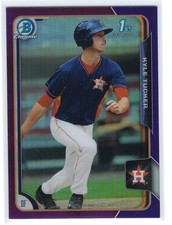 Kyle Tucker 2015 Bowman Chrome 1st Purple Refractor #d /250 Astros #75 RC