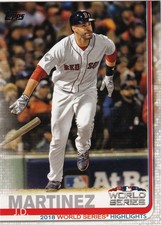 2019 Topps #76 J.D. Martinez 150th Anniversary