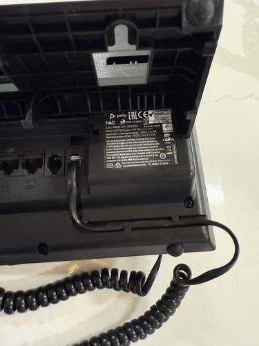 Polycom Plantronics VVX 250 VoIP Black Business Office Desk Phone (2) - Picture 3 of 3