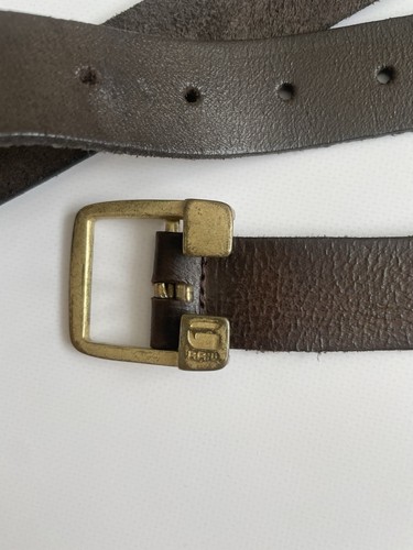 Brown Belt Mens G-star Raw Leather - Picture 2 of 4
